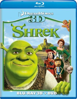 Shrek & Shrek Forever (Blu - ray/DVD,  2011,  2 - Disc Set,  3D) two Movies Set - 3