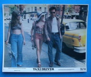 1976 Taxi Driver 8x10 Color Movie Photo Deniro Scorsese Foster Mini Lc Nss 76/14