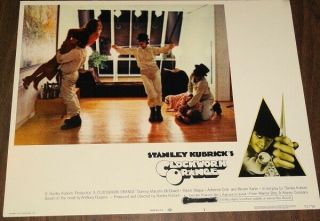 Clockwork Orange,  A - An Orig 1971 Lobby Card 1 Party Time In Kubrick Classic
