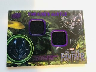 Black Panther Movie Marvel Double Memorabilia Insert Card