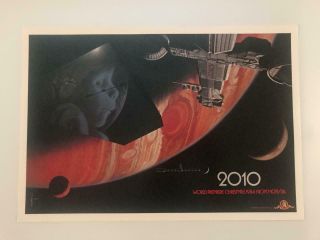 2010 Year We Make Contact Poster Promo 1983 Roy Scheider Arthur C.  Clarke