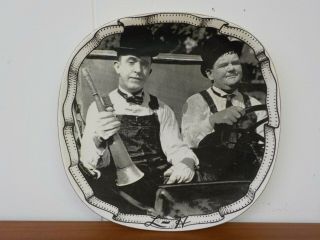 Laurel & Hardy First Edition Plate " Towed In A Hole " 1971