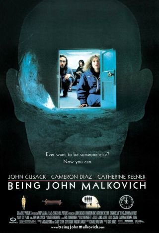 Being John Malkovich Movie Poster 2 Sided 27x40 John Cusack
