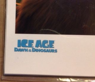 Ice Age: Dawn Of The Dinosaurs Picture With Certificate Of Authenticity IA306 3