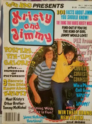" Kristy And Jimmy Mcnichol " Teen Bag Special 1978