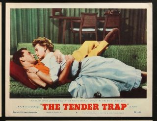 The Tender Trap Frank Sinatra 1955 Movie Lobby Card 11 X 14 Poster