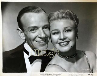 Vintage Photo The Barkleys Of Broadway 1949 - Ginger Rogers Fred Astaire - 8x10