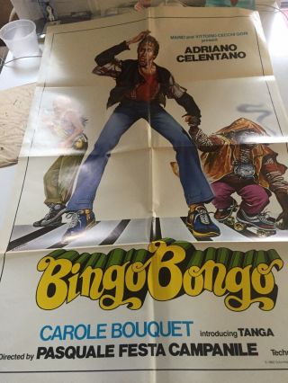 1982 Bingo Bongo Adriano Celentano,  Carole Bouquet,  Felice Andreasi,  Enzo Robut
