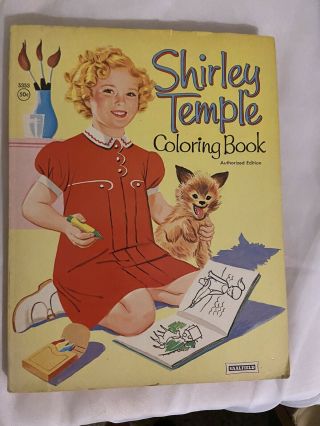 Rare Shirley Temple Coloring Book Saalfield Publishing No 5353 - No Marks