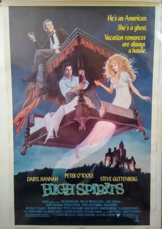 High Spirits One Sheet 1sh Movie Poster 27x41 Daryl Hannah Guttenberg