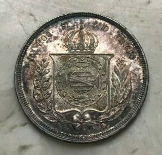 1859 Brazil 500 Reis - Uncirculated