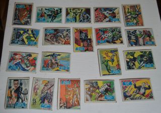 Batman Cards From The 1960s.  Blue Series 25 Plus1