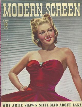 Modern Screen - Lana Turner - February 1942