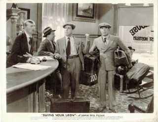 8 " X10 " Photo - Humphrey Bogart - 1938 " Swing Your Lady " - Frank Mchugh