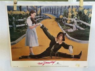Thats Dancing 11x14 Color Lobby Card 1 1984 Wizard Of Oz Judy Garland Scarecrow