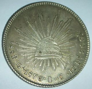 1876 Mexico 8 Reales