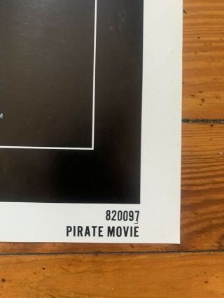 THE PIRATE MOVIE POSTER 29 