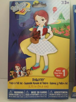 The Wizard Of Oz Family 4 Craft Kits 2