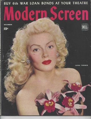 Modern Screen - Lana Turner - December 1944