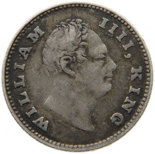 India British 1/4 Rupee 1835 F On Truncation T78 197