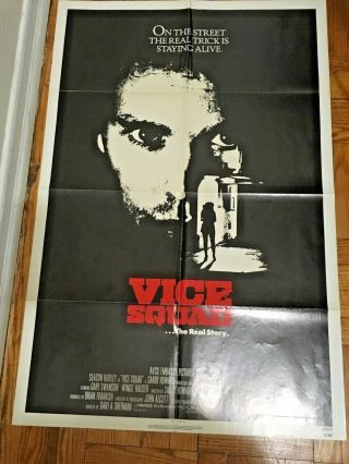 Vice Squad Ff Orig 1sh Movie Poster Wings Hauser Season Hubley (1982)