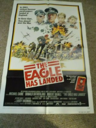 The Eagle Has Landed (1977) Michael Caine One Sheet Poster 27 " By41 "
