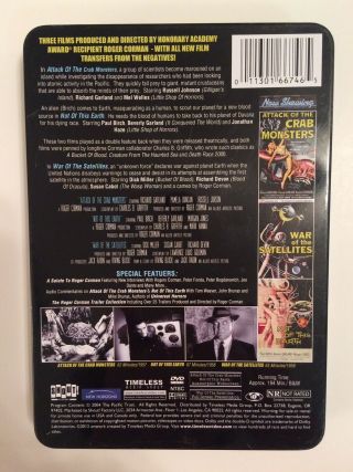 Roger Forman’s Cult Classics Triple Feature DVD’s Sci - Fi 2