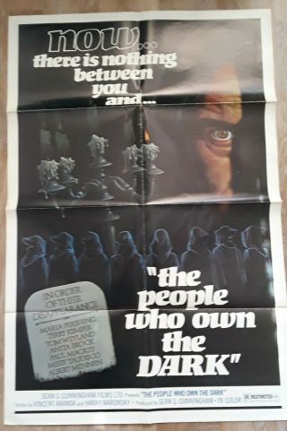 The People Who Own The Dark U.  S.  One - Sheet Poster Paul Naschy