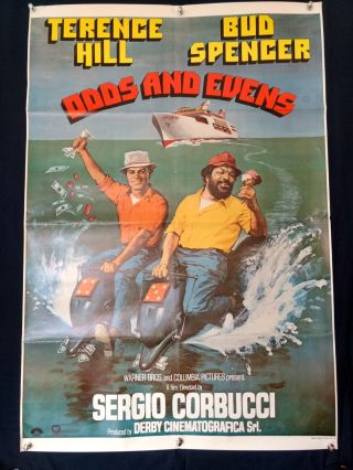 Odds And Evens Terence Hill Australian One Sheet Movie Poster