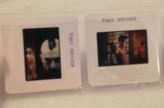 Taxi Driver (1976) Color Photo Slides (4) For Dvd Release; Robert De Niro