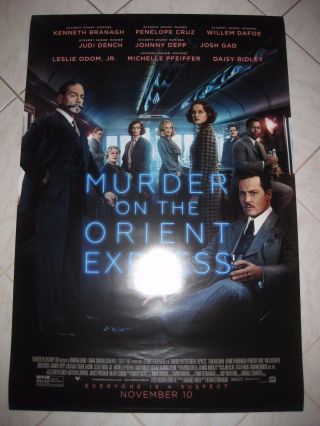 Murder On The Orient Express 2017 Final Ds 2 Sided 27x40 " Movie Poster