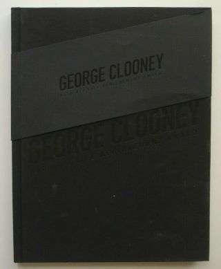 George Clooney Afi 46th Life Lifetime Achievement Award,  Hc Book