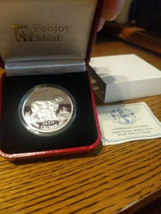 2012 Isle of Man Manx Cat Coin 1 oz Silver Proof & 2