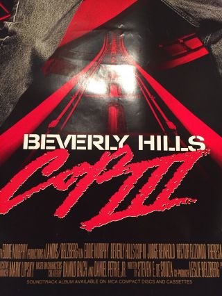 BEVERLY HILLS COP 3 27 X 40 DS/Rolled Movie Poster - 1994 Eddie Murphy 2