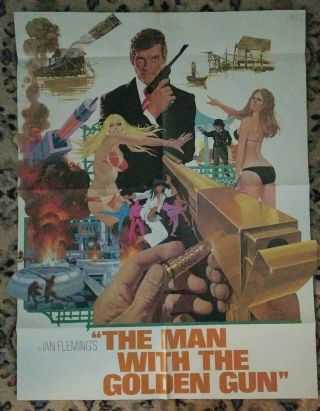 James Bond 007 The Man With The Golden Gun Movie Poster (cropped)