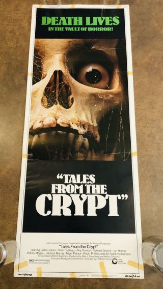 Tales From The Crypt Movie Poster 14x36 Insert 1972 Peter Cushing
