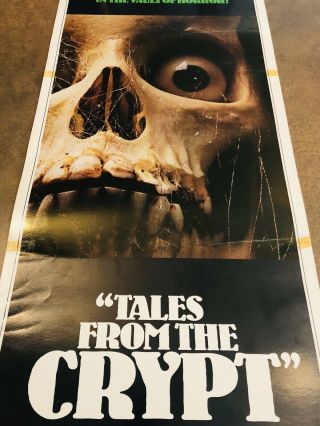 Tales From The Crypt Movie Poster 14x36 Insert 1972 Peter Cushing 3