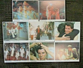 Set Of 8 Paramount Pictures Saturday Night Fever Lobby Cards