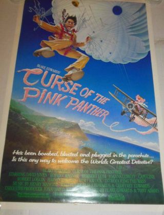 1983 One Sheet Movie Poster Curse Of The Pink Panther Rolled No Creases