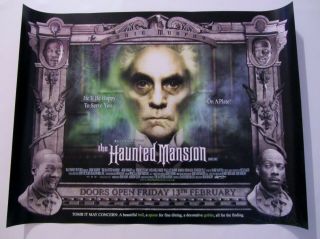 The Haunted Mansion Movie Poster - Terrence Stamp - Uk Quad Poster