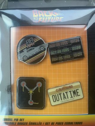 Funko Back To The Future Limited Edition Enamel Pin Set