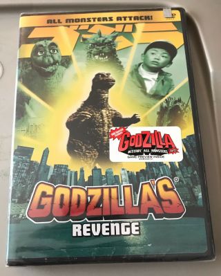 Godzilla’s Revenge 1969 Movie 2002 Dvd Japan Monster Flick