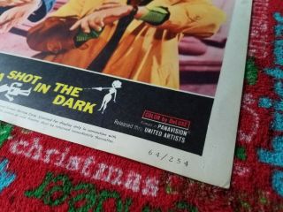 A SHOT IN THE DARK Lobby Card 4,  Peter Sellers PINK PANTHER 1964 2