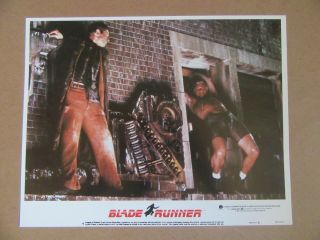 Blade Runner 1982 Lc 4 11x14 Harrison Ford Rutger Hauer Nm