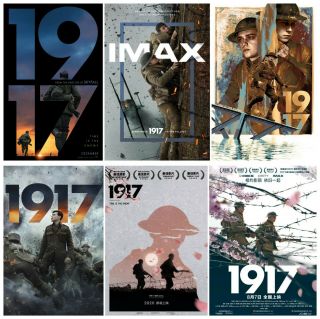Plot War 1917 Movie Poster 40x27 36x24 30x20 18x12 " Print Size