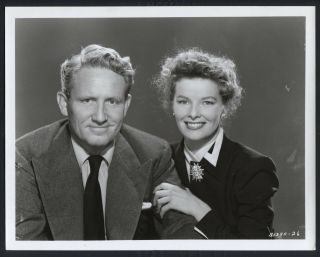 Spencer Tracy Katharine Hepburn In Without Love (1970s) Smiles