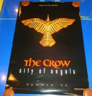 The Crow City Of Angels 1996 Rolled Ss Movie Poster One Sheet 27x40