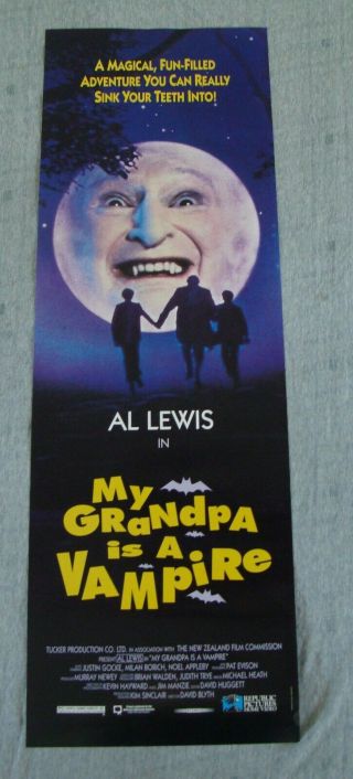 My Grandpa Is A Vampire Movie Poster Al Lewis Video Promo