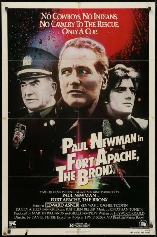 Fort Apache The Bronx (1981) Movie Poster - Paul Newman Ed Asner