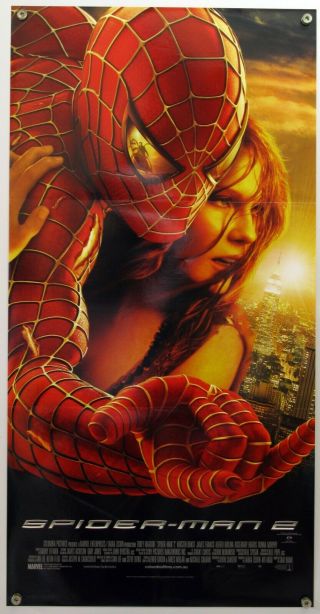 Spider - Man 2 Tobey Maguire Kirsten Dunst Sam Raimi Marvel Aus Daybill 2004